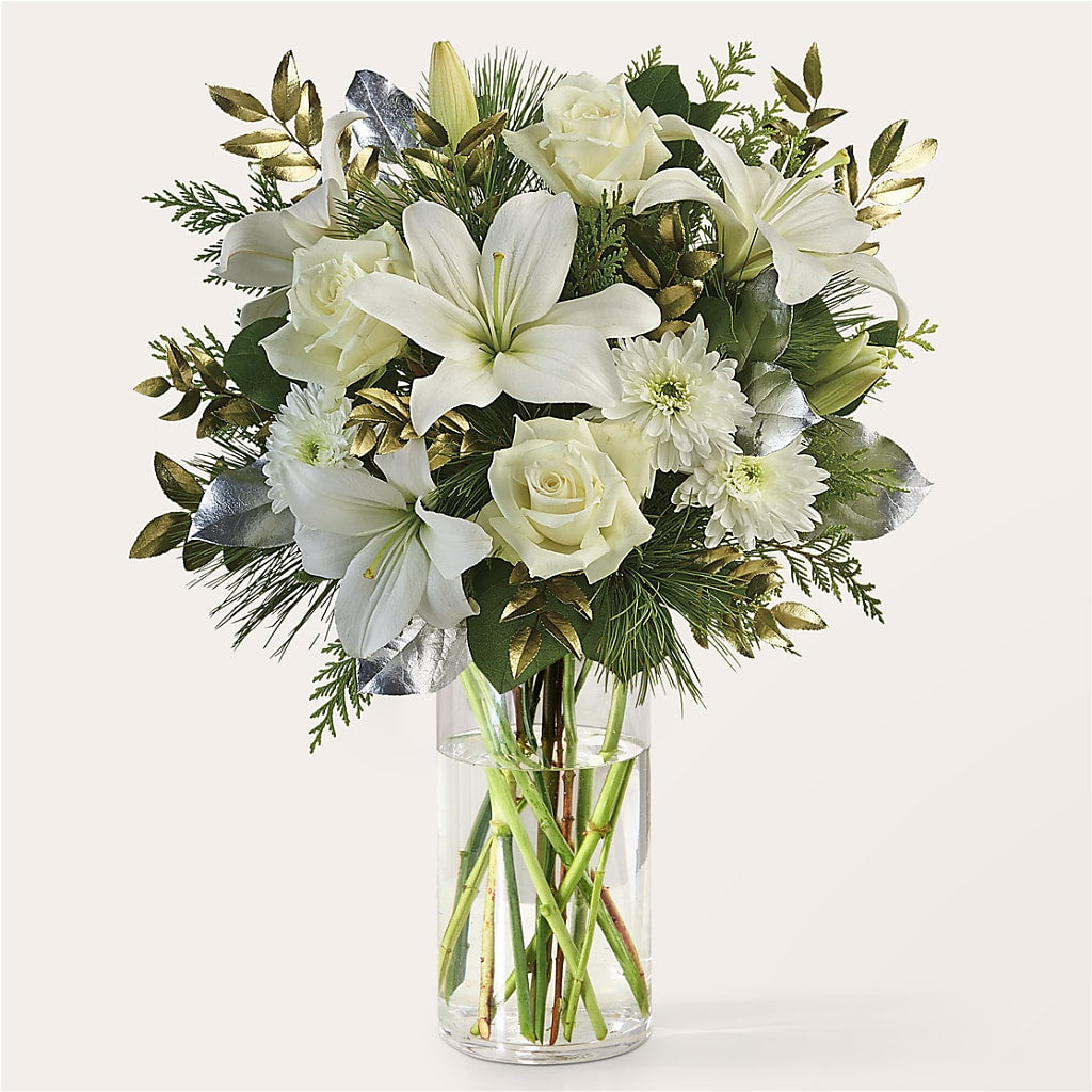 Wintry Mix Bouquet – MEME'S FRANKLIN FLOWER SHOP, Franklin LA