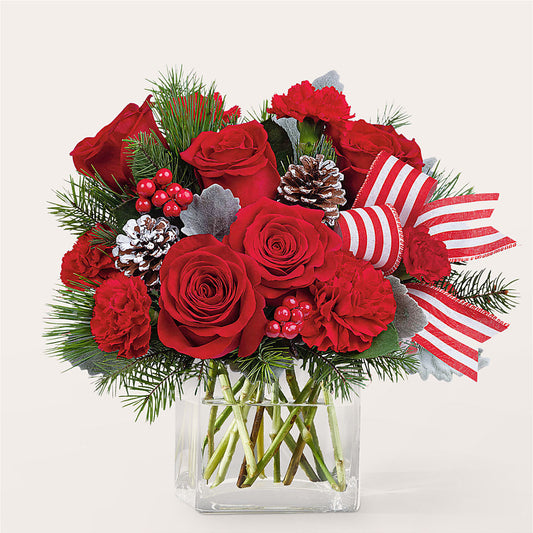 Baking Spirits Bright Bouquet – MEME'S FRANKLIN FLOWER SHOP, Franklin LA