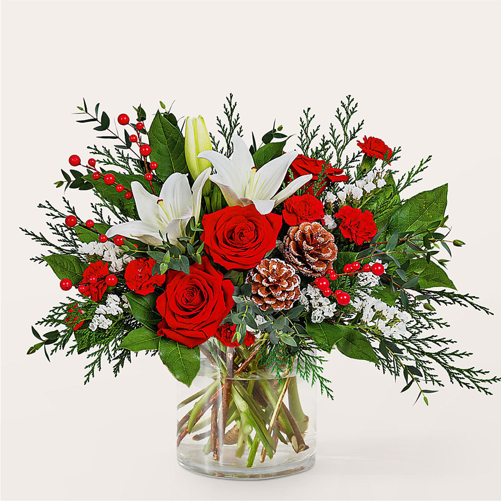Best in Snow Bouquet – MEME'S FRANKLIN FLOWER SHOP, Franklin LA