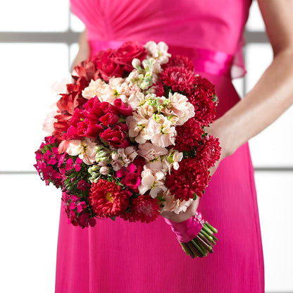Pink Effervescence Bouquet – MEME'S FRANKLIN FLOWER SHOP, Franklin LA