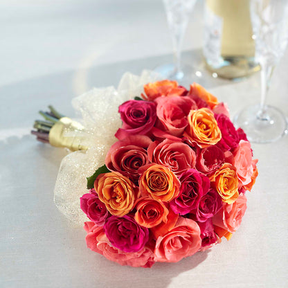 Sweet Roses Bouquet – MEME'S FRANKLIN FLOWER SHOP, Franklin LA