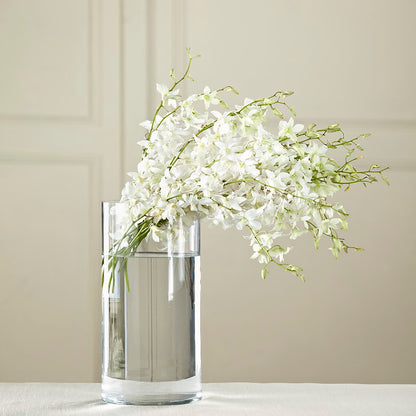 White Dendrobium Bouquet – MEME'S FRANKLIN FLOWER SHOP, Franklin LA